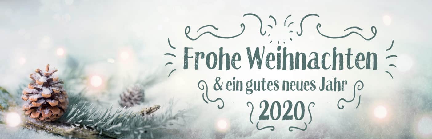 Alles Gute für 2020; Herzlichen Dank für Ihre Treue; Einen Guten Rutsch ins 2020