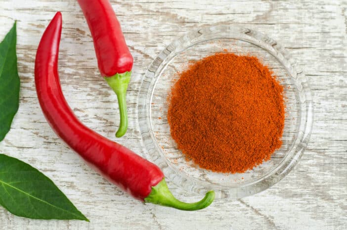 Bell pepper, paprika extract, capsaicin, Capsicum Frutescens Extract
