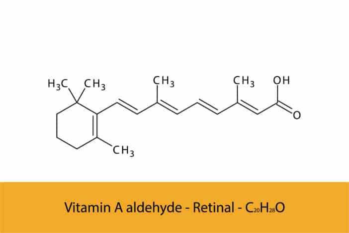 Retinal, Vitamin-A-Aldehyde, CAS 116-31-4