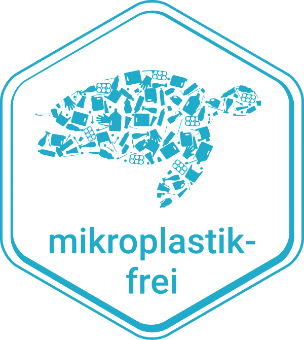 mikroplastik-frei, ohne Mikroplastik