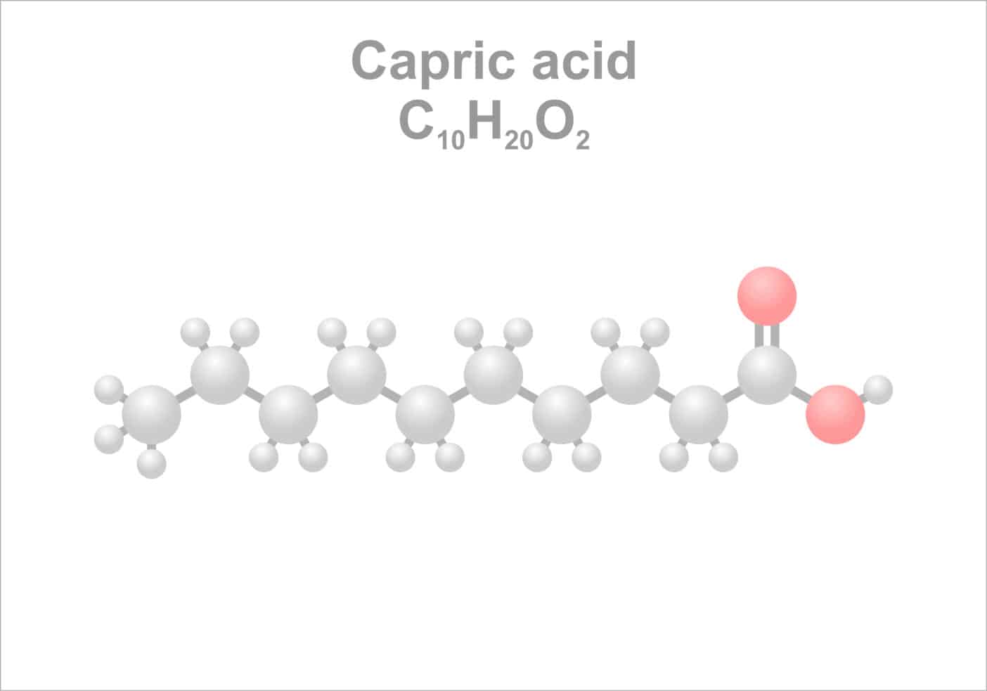 Hydroxycaprinsäure, 2-Hydroxydecansäure, Hydroxycapric Acid, Hydroxydecanoic acid