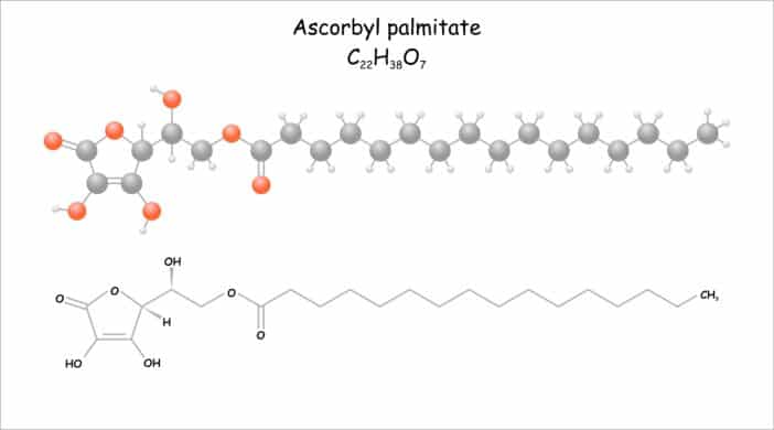 Ascorbylpalmitate, Palmitinsäureascorbylester, 6-Palmitoyl-L-Ascorbinsäure