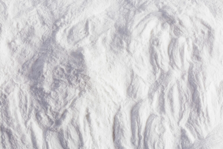 Stevia leaf powder - Stevia rebaudiana. White background Stevia leaf powder - Stevia rebaudiana.