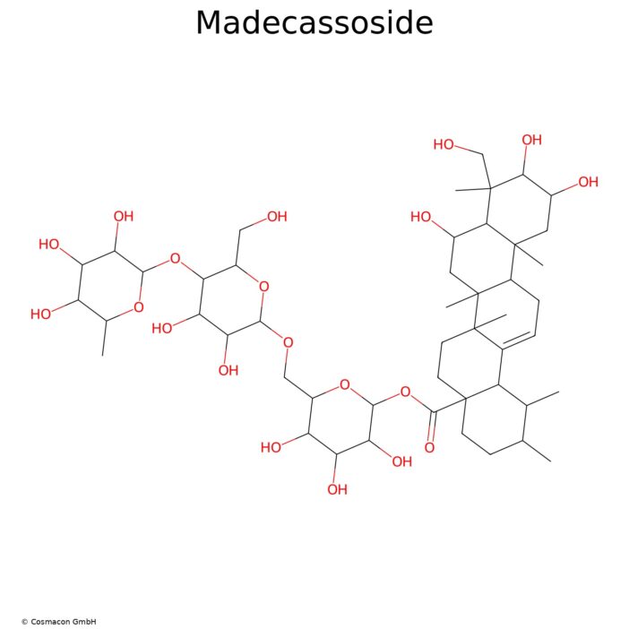 Madecassosid, Tigergrass, Wirkstoff