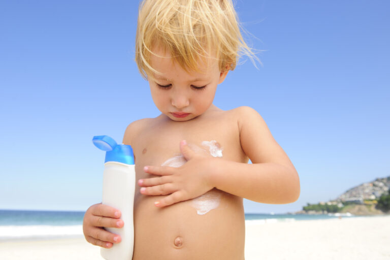 Kinderkosmetik, Kinder haben noch keine voll ausgebildete Hautbarriere