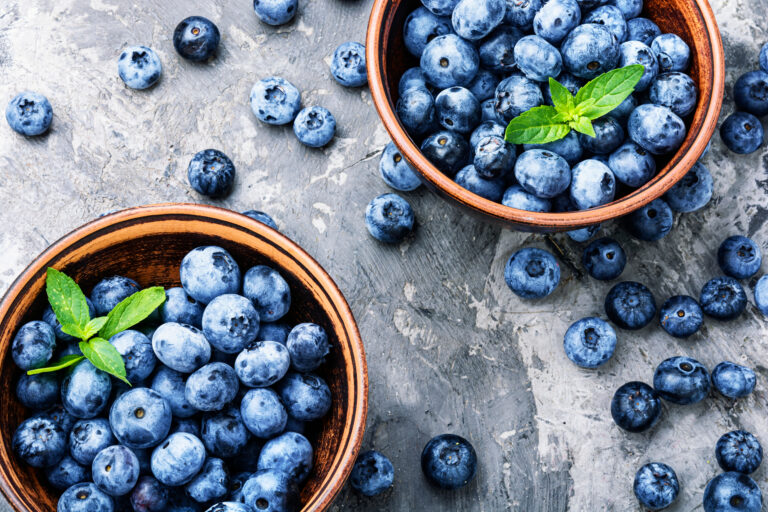 Fresh raw organic blueberries.Fresh berries.Ripe delicious bilberry