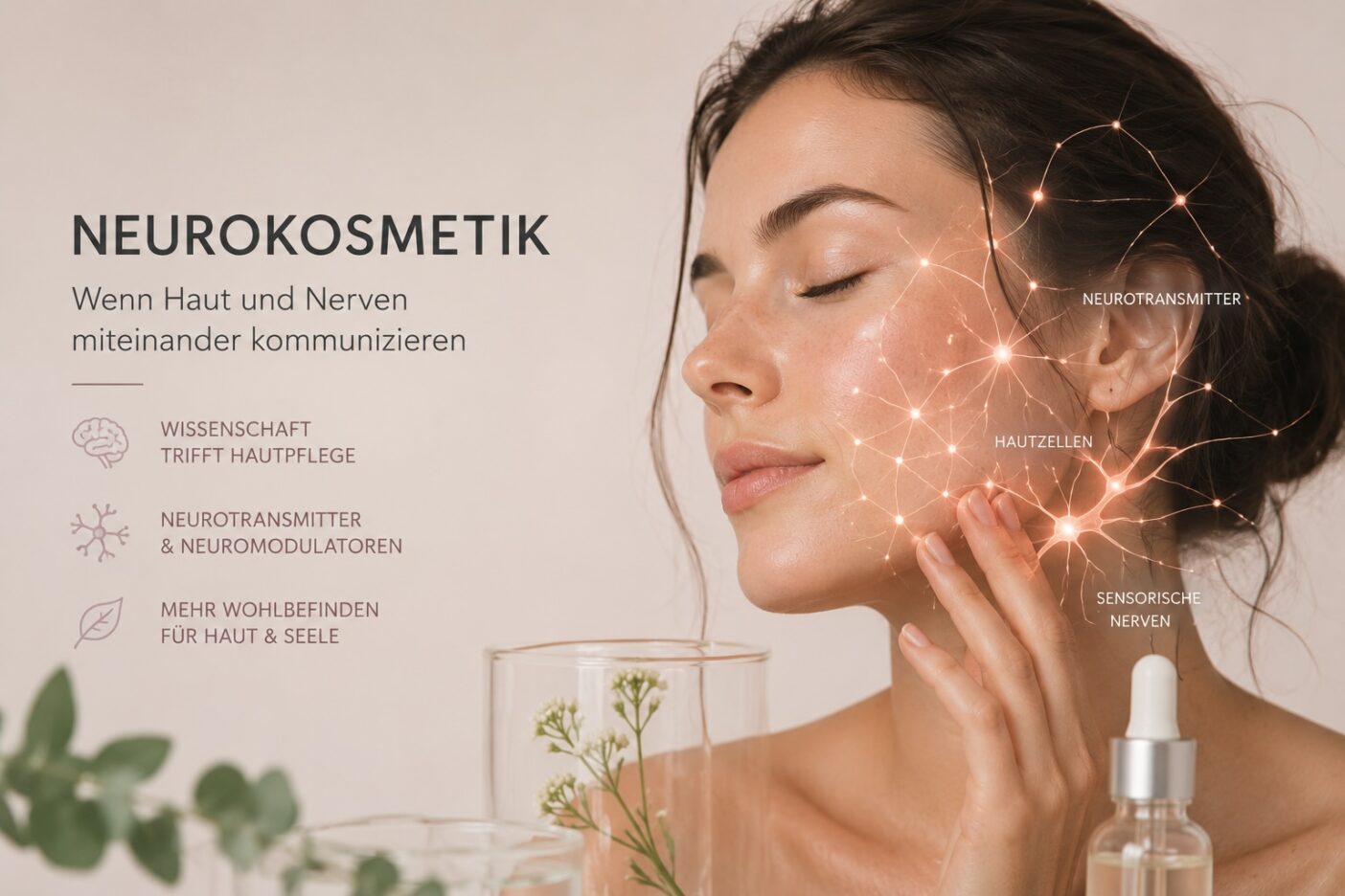 Neurokosmetik: Wie Neuro-Wirkstoffe Stress in der Haut adressieren – mit Wirkmechanismen, Vorteilen und 7 Produktideen inkl. INCI-Wirkstoffen