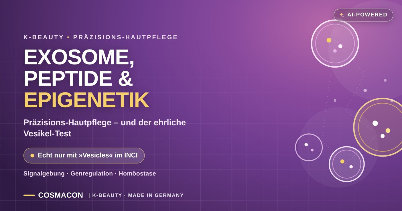 K-Beauty-Exosome, Epigenetik, Peptide