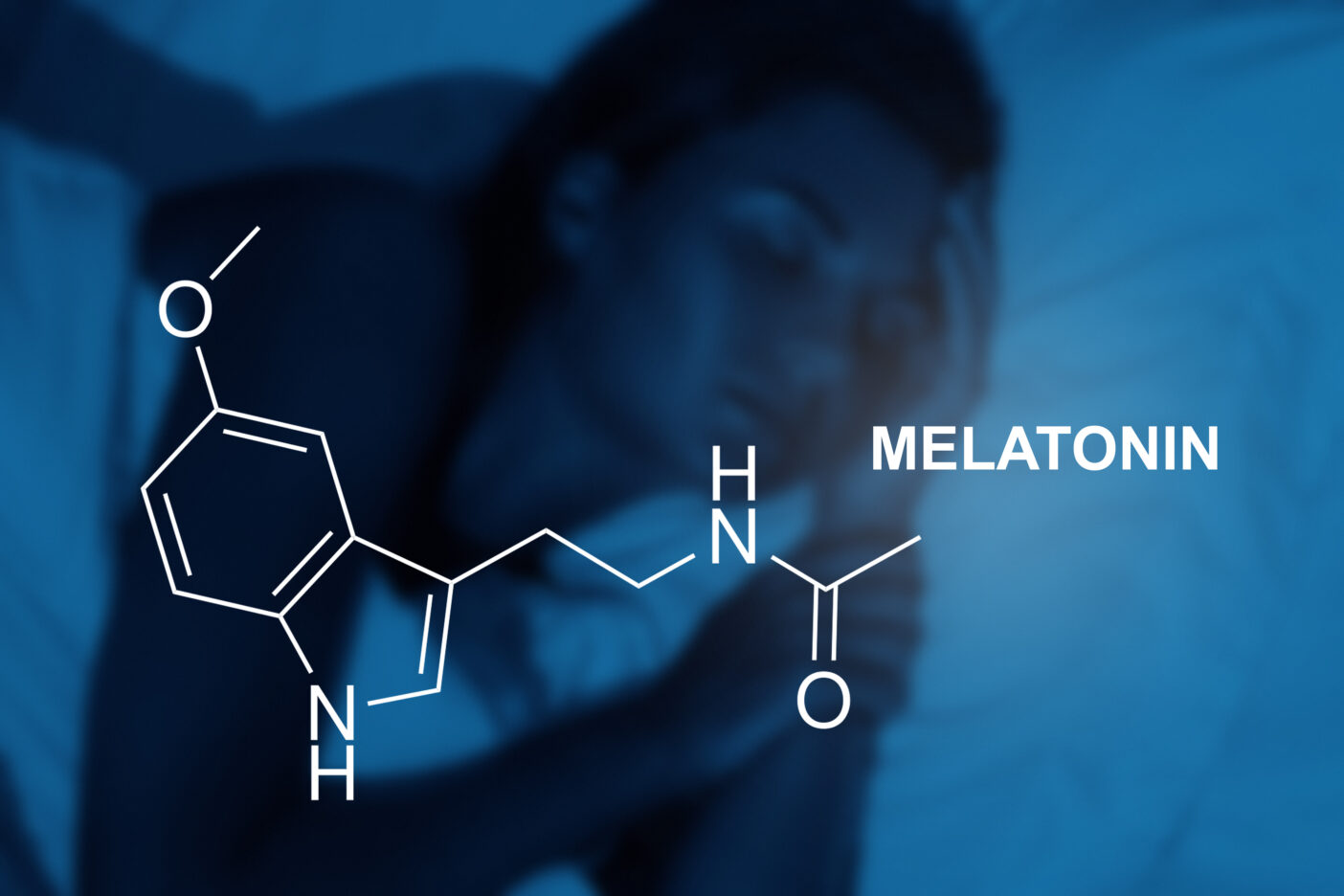 Melatonin Kosmetik, gesunder Schlaf