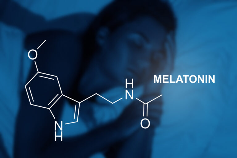 Melatonin Kosmetik, gesunder Schlaf