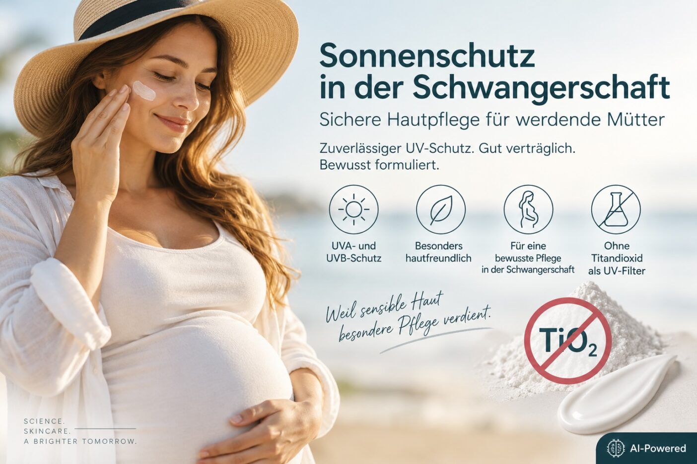 Sonnenschutz in der Schwangerschaft, ohne Titandioxid